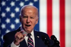 Tổng thống Joe Biden phát biểu trong một sự kiện vận động tranh cử ở bang Pennsylvania vào tháng 1/2024  
