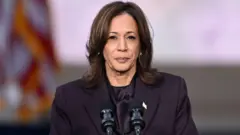 Kamala Harris'in yenilgi konuşmasında yorgun görünüyor
