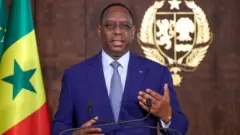 Le président Macky Sall s'adressant à la nation le 03 juillet 2023