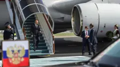 ورود پوتین به سمرقند