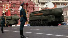 Комплекс "Ярс" на Красной площади на параде в 2025 году