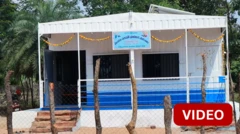 பழங்குடியின மாணவர்களுக்காக காட்டுயிர் சரணாலயத்தில் உருவாக்கப்பட்ட கன்டெய்னர் பள்ளி