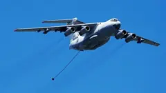 Aircraft taking part in the Victory Day celebrations over Moscow in 2020