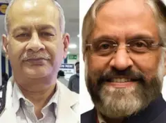 ডা. অম্বরিশ মিত্তল ও ডা. অনুপ মিশ্র।