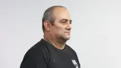 Dairo Antonio Úsuga, Otoniel, após sua captura, em outubro de 2021.