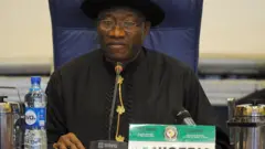 L'ancien président nigérian Goodluck Jonathan