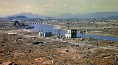 ہیروشیما شہر ملبے میں تبدیل ہو گیا تھا