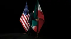 پرچم ایران و آمریکا