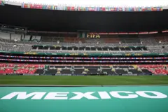 Estádio Azteca está pronto para a partida entre México e África do Sul