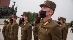 Vojnici stoje u redu