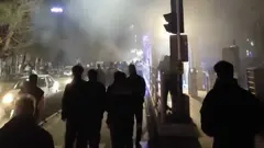 Waandamanaji katika eneo la Isfahan, Iran