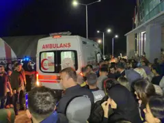 Rize’deki KYK yurdunda boş bir asansör arıza nedeniyle zemine çakıldı