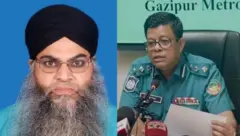 মুফতি মুহিব্বুল্লাহ মিয়াজী ও গাজীপুর মেট্রোপলিটন পুলিশের কমিশনার