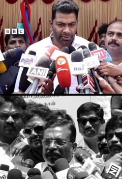 ஆதவ் அர்ஜுனா, தொல். திருமாவளவன் 