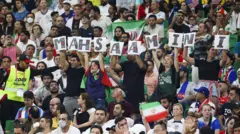 اعتراض زنان در جام جهانی قطر
