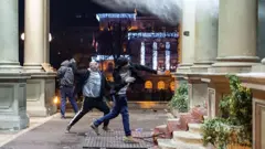 Попытка штурма мэрии Белграда.