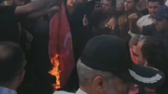 آتش زدن پرچم ترکیه