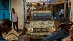 ኣባላት ጸጥታ ኣብ ሓለዋ፡ ጁባ፡ ደቡብ ሱዳን