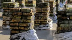 Cocaine yari mu dupaki twari twashyizwe mu mifuka