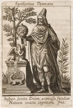 Gravura de Apolônio de Tiana feita Johann Theodor de Bry, provavelmente no início do século 17