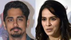 एक्टर सिद्धार्थ और साइना नेहवाल