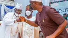Aworan Iba Gani Adams ati Seyi Makinde