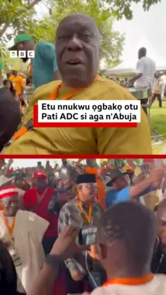 Etu nnukwu ọgbakọ otu pati ADC siri gaa n'Abụja