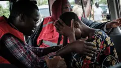 Kenyan Red Cross Society on duty for Shakahola forest
