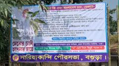 সরকারের পক্ষ থেকে বগুড়ার বিভিন্ন জায়গায় গণভোটের প্রচারণাও চালাতে দেখা গেছে