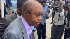 Godwin Emefiele appear for court