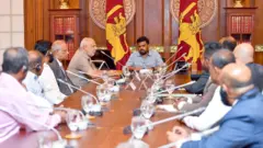 President meeting with tamil and muslim party 