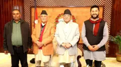 नयाँ गठबन्धनका नेताहरू 