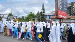 Mata masu zanga-zanga a kasar Ghana ranar 12 ga watan Oktoban 2019