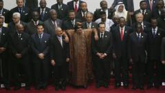 صور للزعماء في القمة العربية الأفريقية المشتركة