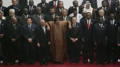 صور للزعماء في القمة العربية الأفريقية المشتركة