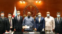 ፕረዝደንት ጂቡቲ ኣብ ዝተረኸበሉ እቲ ህንፀት ንምፍፃም ስምምዕነት ዝተፈረመሉ ግዘ