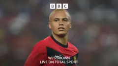 Wes Brown in action during his time with Manchester United