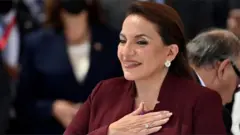 First Honduras female president Xiomara Castro