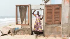 A resident of Fuvemeh, Ghana.