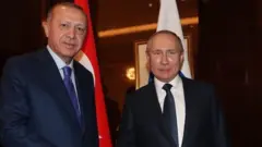 Cumhurbaşkanı Recep Tayyip Erdoğan ve Rusya Devlet Başkanı Vladimir Putin