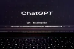 Tela de notebook aberta no ChatGPT