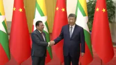 ဘေကျင်းမှာ တရုတ်သမ္မတ နဲ့ မြန်မာသမ္မတတွေ့ဆုံ