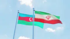 iRAN VE AZERBAYCAN BAYRAĞI