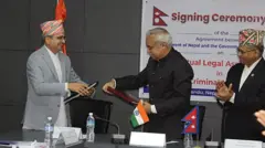 नेपाल र भारतका अधिकारीहरूबीच फौजदारी विषयमा एक सम्झौता हुँदै