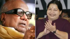 கருணாநிதி, ஜெயலலிதா