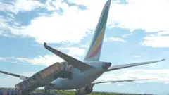 Xiyyaara Itoophiyaa buufata xiyyaaraa Bujumbuuraa qubate