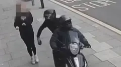 Кадры ограбления в Лондоне