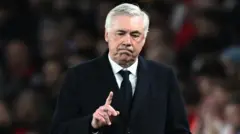 Carlo Ancelotti ya lashe kofin Champions League uku a Real Madrid 