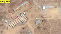 Xabsi ciidan oo ku yaalla Mai Serwa: waxaa ku yaalla shan saldhig oo gooni-gooni ah.