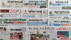 ঢাকা থেকে প্রকাশিত সংবাদপত্র।